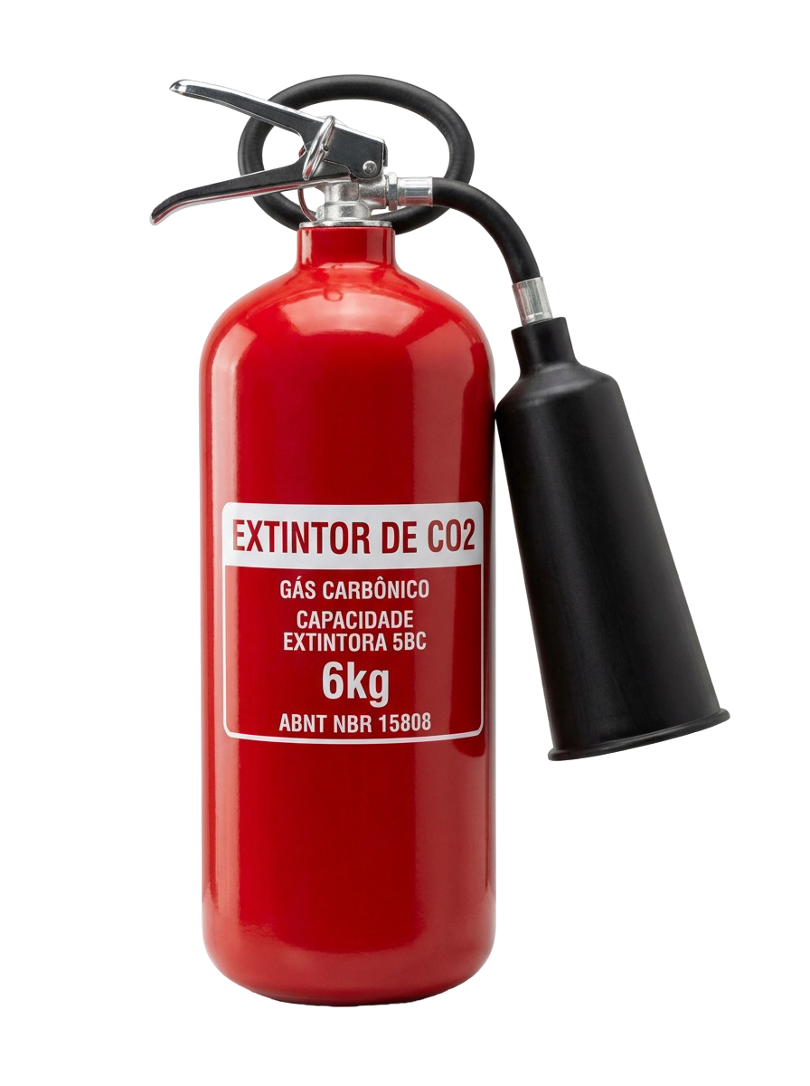 Extintor de dióxido de carbono CO2 6 kg